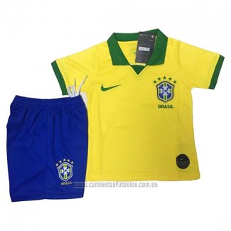 Camiseta del Brasil 1ª Equipacion Nino 2019