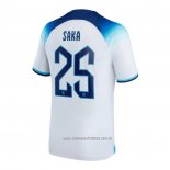 Camiseta del Inglaterra Jugador Saka 1ª Equipacion 2022