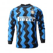 Camiseta del Inter Milan 1ª Equipacion Manga Larga 2020-2021
