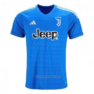 Camiseta del Juventus Portero 2023-2024 Azul