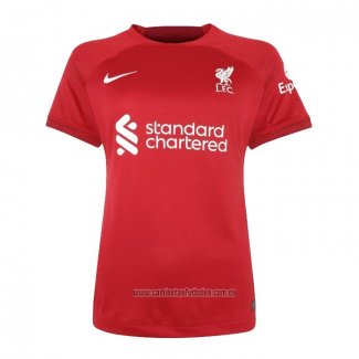 Camiseta del Liverpool 1ª Equipacion Mujer 2022-2023