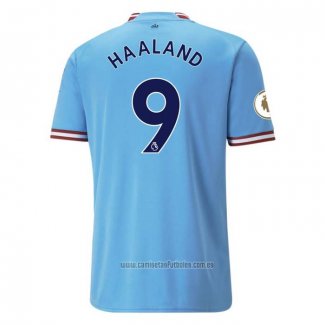 Camiseta del Manchester City Jugador Haaland 1ª Equipacion 2022-2023