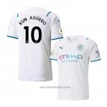 Camiseta del Manchester City Jugador Kun Aguero 2ª Equipacion 2021-2022