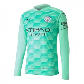 Camiseta del Manchester City Portero 2ª Equipacion Manga Larga 2020-2021