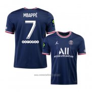 Camiseta del Paris Saint-Germain Jugador Mbappe 1ª Equipacion 2021-2022