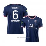 Camiseta del Paris Saint-Germain Jugador Verratti 1ª Equipacion 2021-2022