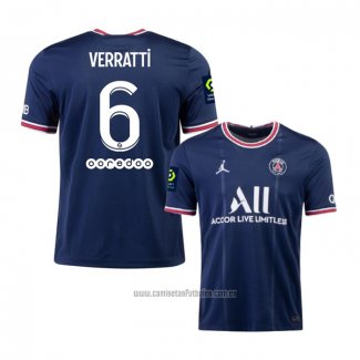Camiseta del Paris Saint-Germain Jugador Verratti 1ª Equipacion 2021-2022
