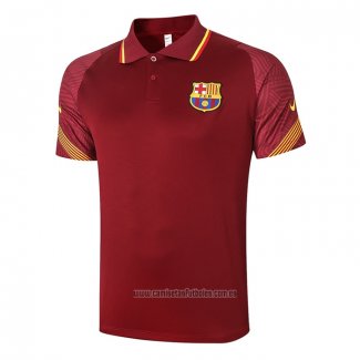 Camiseta Polo del Barcelona 2020-2021 Rojo