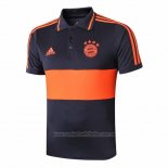 Camiseta Polo del Bayern Munich 2019-2020 Azul y Naranja