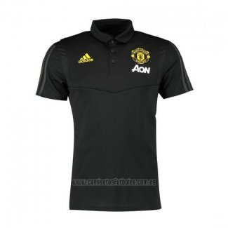 Camiseta Polo del Manchester United 2019-2020 Negro