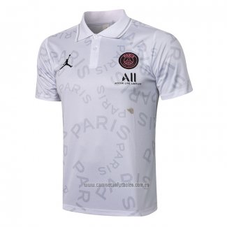 Camiseta Polo del Paris Saint-Germain 2021-2022 Blanco