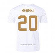 Camiseta del Serbia Jugador Sergej 2ª Equipacion 2022