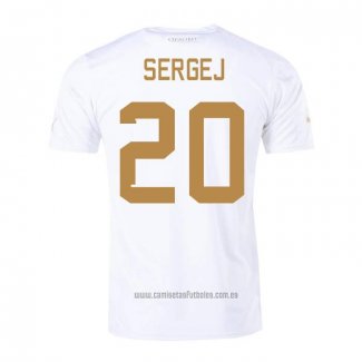 Camiseta del Serbia Jugador Sergej 2ª Equipacion 2022