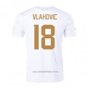 Camiseta del Serbia Jugador Vlahovic 2ª Equipacion 2022