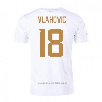 Camiseta del Serbia Jugador Vlahovic 2ª Equipacion 2022