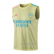 Camiseta de Entrenamiento Arsenal Sin Mangas 2021-2022 Amarillo