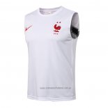 Camiseta de Entrenamiento Francia Sin Mangas 2021-2022 Blanco