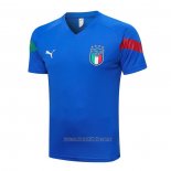 Camiseta de Entrenamiento Italia 2022-2023 Azul
