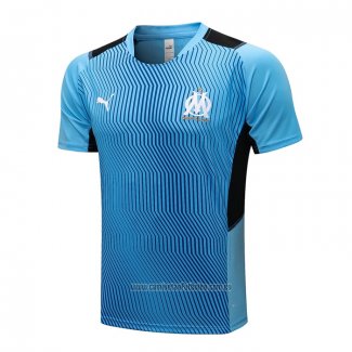 Camiseta de Entrenamiento Olympique Marsella 2021-2022 Azul