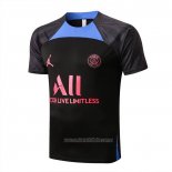 Camiseta de Entrenamiento Paris Saint-Germain Jordan 2022-2023 Negro y Azul