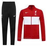 Chandal de Chaqueta del Liverpool 2020-2021 Rojo y Blanco