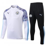 Chandal de Sudadera del Manchester City 2020-2021 Blanco