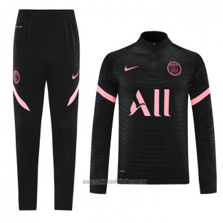 Chandal de Sudadera del Paris Saint-Germain 2021-2022 Negro