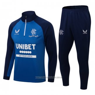 Chandal de Sudadera del Rangers 2021-2022 Azul