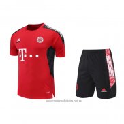 Chandal del Bayern Munich Manga Corta 2022-2023 Rojo - Pantalon Corto