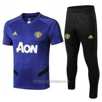 Chandal del Manchester United Manga Corta 2019-2020 Azul