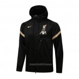 Chaqueta con Capucha del Liverpool 2021-2022 Negro