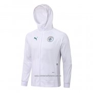 Chaqueta con Capucha del Manchester City 2021-2022 Blanco