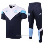 Conjunto Polo Olympique Marsella 2020-2021 Azul