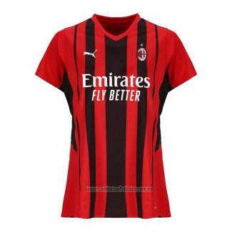Camiseta del AC Milan 1ª Equipacion Mujer 2021-2022