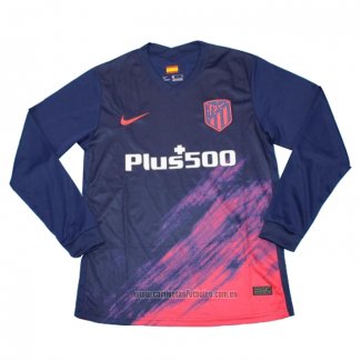 Camiseta del Atletico Madrid 2ª Equipacion Manga Larga 2021-2022