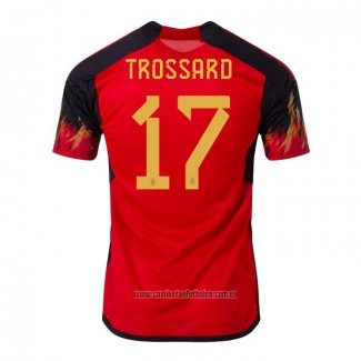 Camiseta del Belgica Jugador Trossard 1ª Equipacion 2022