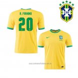 Camiseta del Brasil Jugador R.Firmino 1ª Equipacion 2020-2021