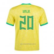 Camiseta del Brasil Jugador Vini Jr. 1ª Equipacion 2022