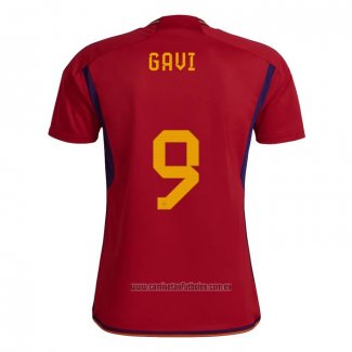 Camiseta del Espana Jugador Gavi 1ª Equipacion 2022