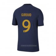 Camiseta del Francia Jugador Giroud 1ª Equipacion 2022