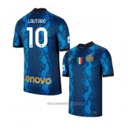 Camiseta del Inter Milan Jugador Lautaro 1ª Equipacion 2021-2022