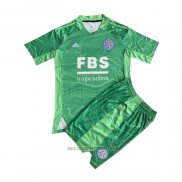 Camiseta del Leicester City Portero Nino 2021-2022 Verde