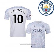 Camiseta del Manchester City Jugador Kun Aguero 3ª Equipacion 2020-2021