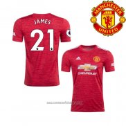 Camiseta del Manchester United Jugador James 1ª Equipacion 2020-2021