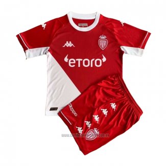 Camiseta del Monaco 1ª Equipacion Nino 2021-2022
