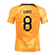 Camiseta del Paises Bajos Jugador Gakpo 1ª Equipacion 2022