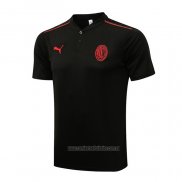 Camiseta Polo del AC Milan 2021-2022 Negro