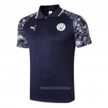 Camiseta Polo del Manchester City 2020-2021 Azul