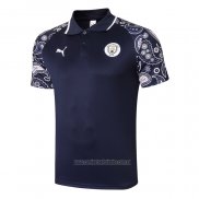 Camiseta Polo del Manchester City 2020-2021 Azul