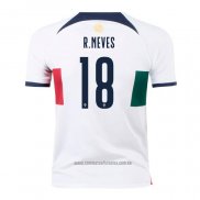 Camiseta del Portugal Jugador R.Neves 2ª Equipacion 2022